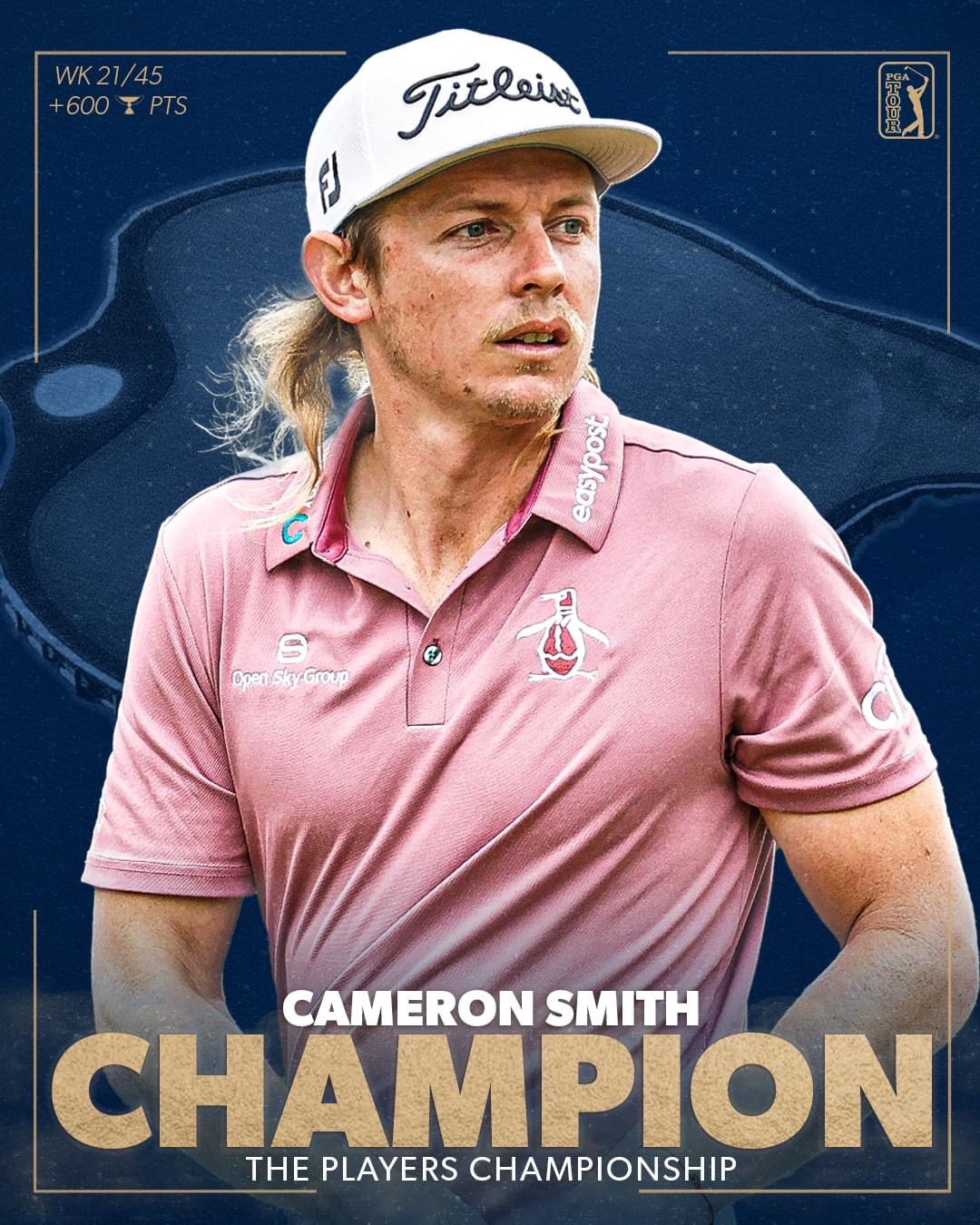 Cameron Smith vô địch The Players Championship EVERYGOLF STUDIO